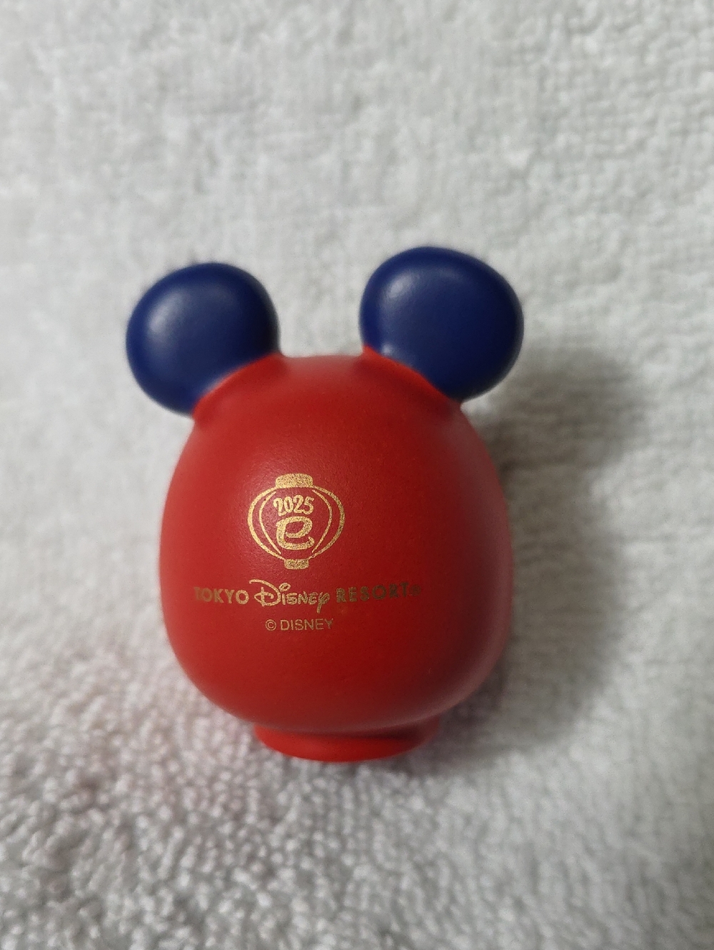 Tokyo Disney Resort Mickey Mouse Daruma Figure 2025 Red - Picture 2 of 6